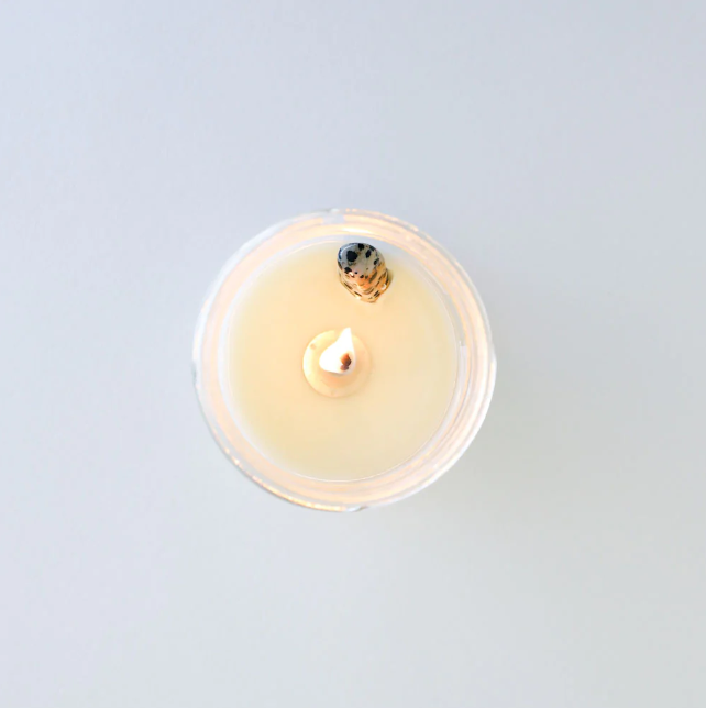 Dalmatian Jasper Crystal Candle - Balancing