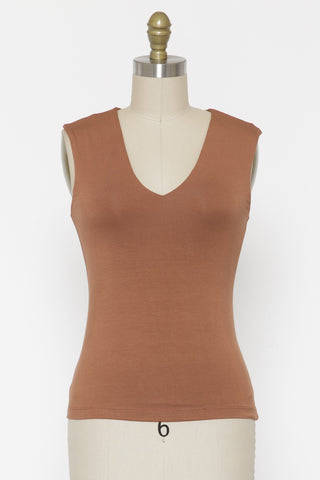 Most Wanted Essential Ribbed Tank  In Ivory