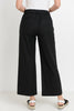 Chic Wide Leg Linen Trouser Pant In Black By LTJ