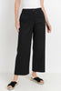 Chic Wide Leg Linen Trouser Pant In Black By LTJ