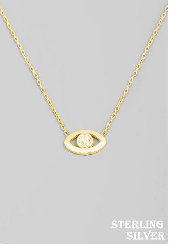 Evil Eye Gold Necklace