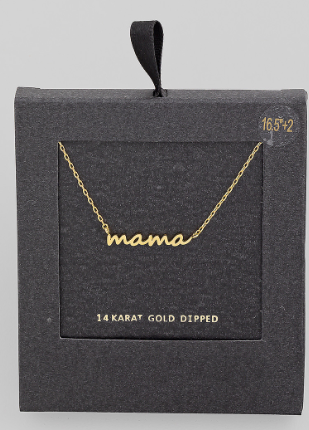 14K Mom Necklace | Hope & Celebrate