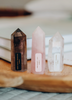 Rose Quartz Crystal Point