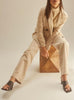 In the Know Chic Corduroy Suit Blazer In Ivory