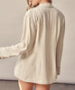 Style Boss Linen Button Front Blazer (Available in Black & Khaki)