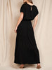 Dancing In The Sand Two Piece Set In Black