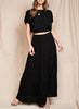 Dancing In The Sand Two Piece Set In Black