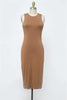 Must Have Double Layer BodyCon Midi Dress Various Colors (Black, Amber, Ivory, Olive, Bistro Green)